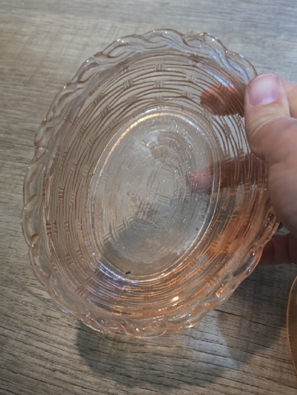 Pink Glass Hen-on-Nest Decorative Dish - Picture 3 of 6